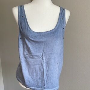 H&M Blue Studded Tank Top Size 12